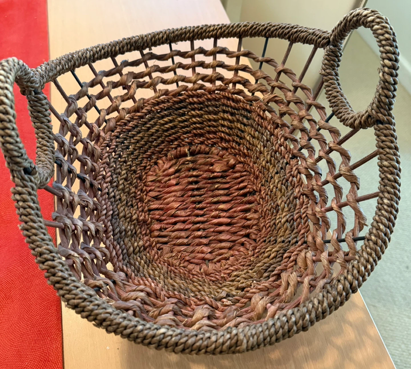 Woven Basket with Handles - photo 2