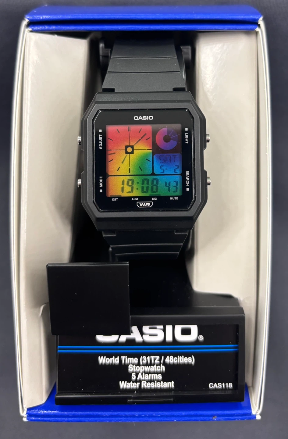 Custom Casio Multi Color Mod LF20W-1A