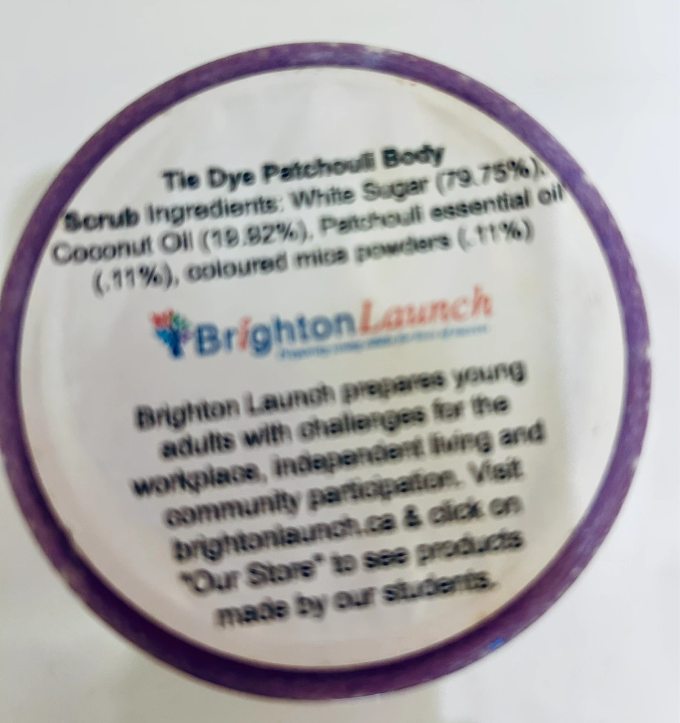 Tie Dye Patchouli Body Scrub - photo 3