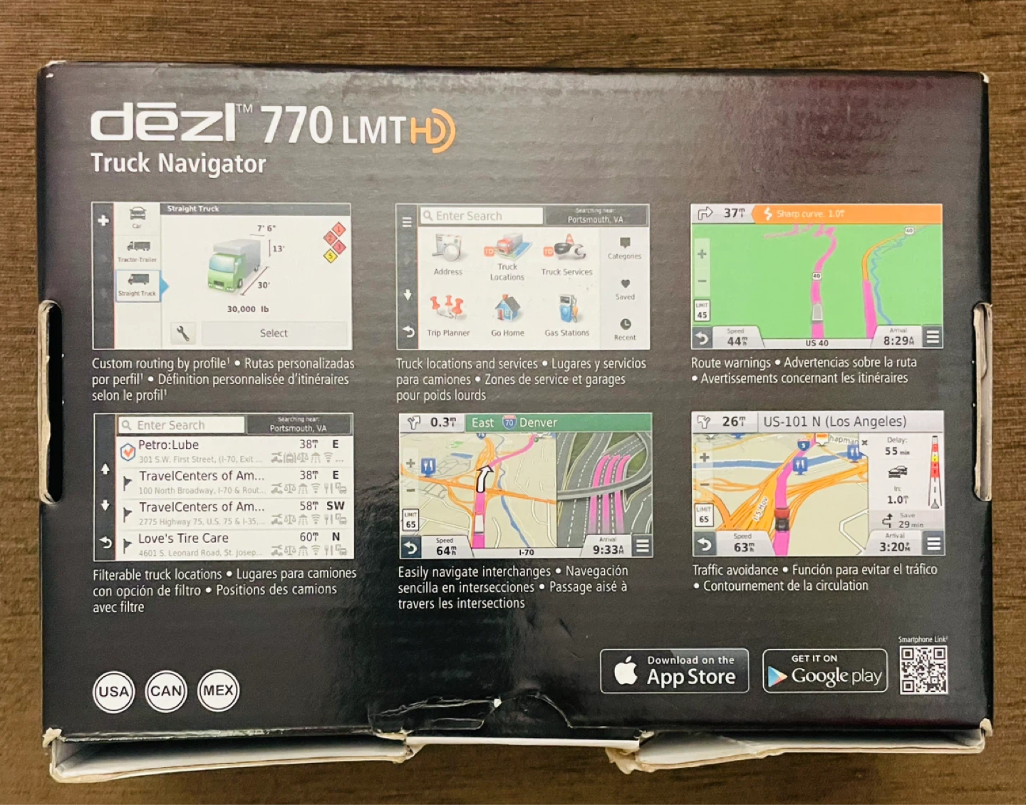 Garmin dezl 770 LMT-HD Truck Navigator - photo 2