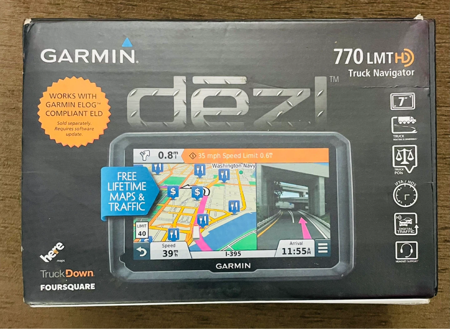 Garmin dezl 770 LMT-HD Truck Navigator