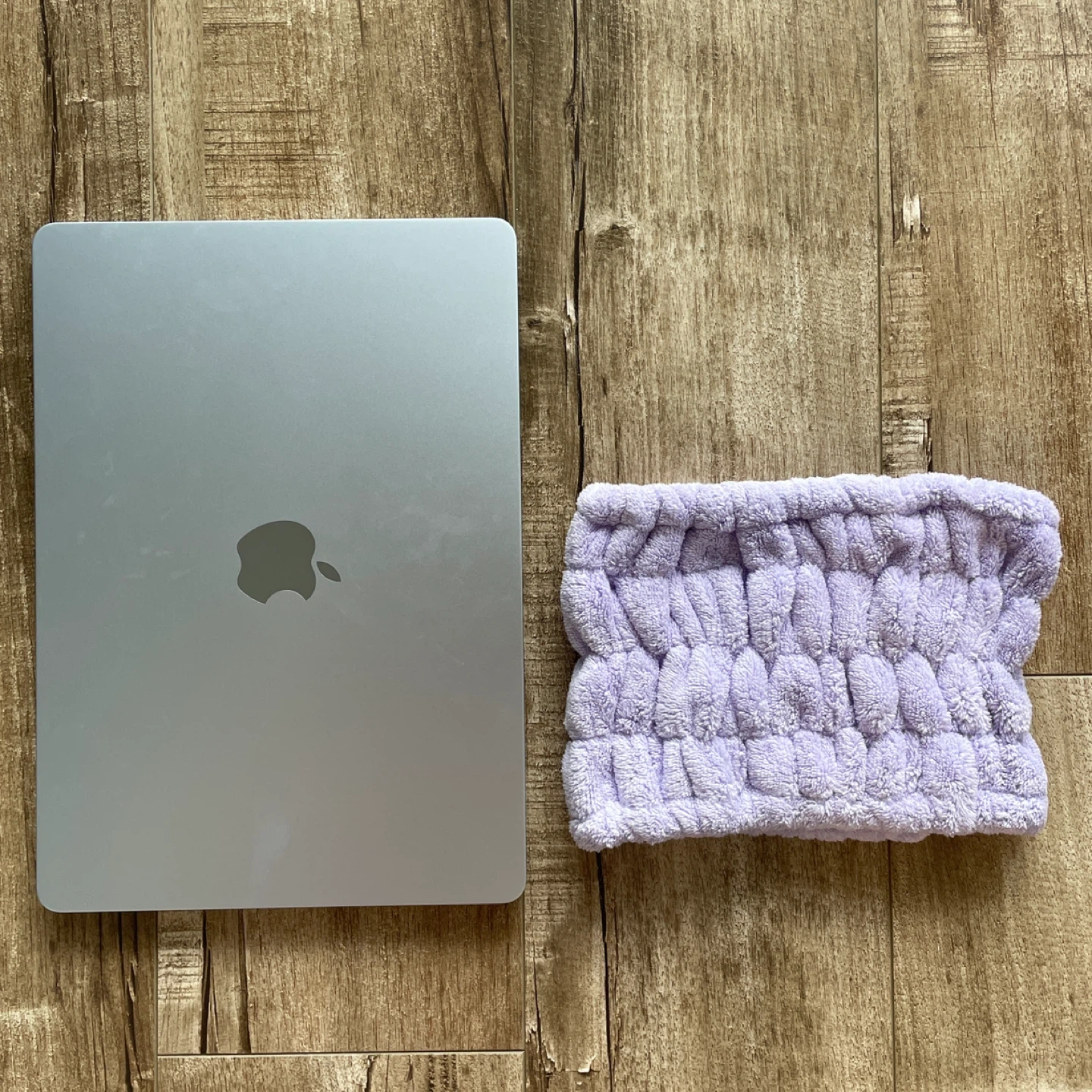 BRAND NEW 🥕 Lilac Fluffy Microfiber Spa Headband