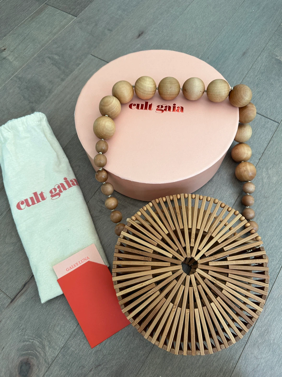 Cult Gaia Bamboo Luna Bag