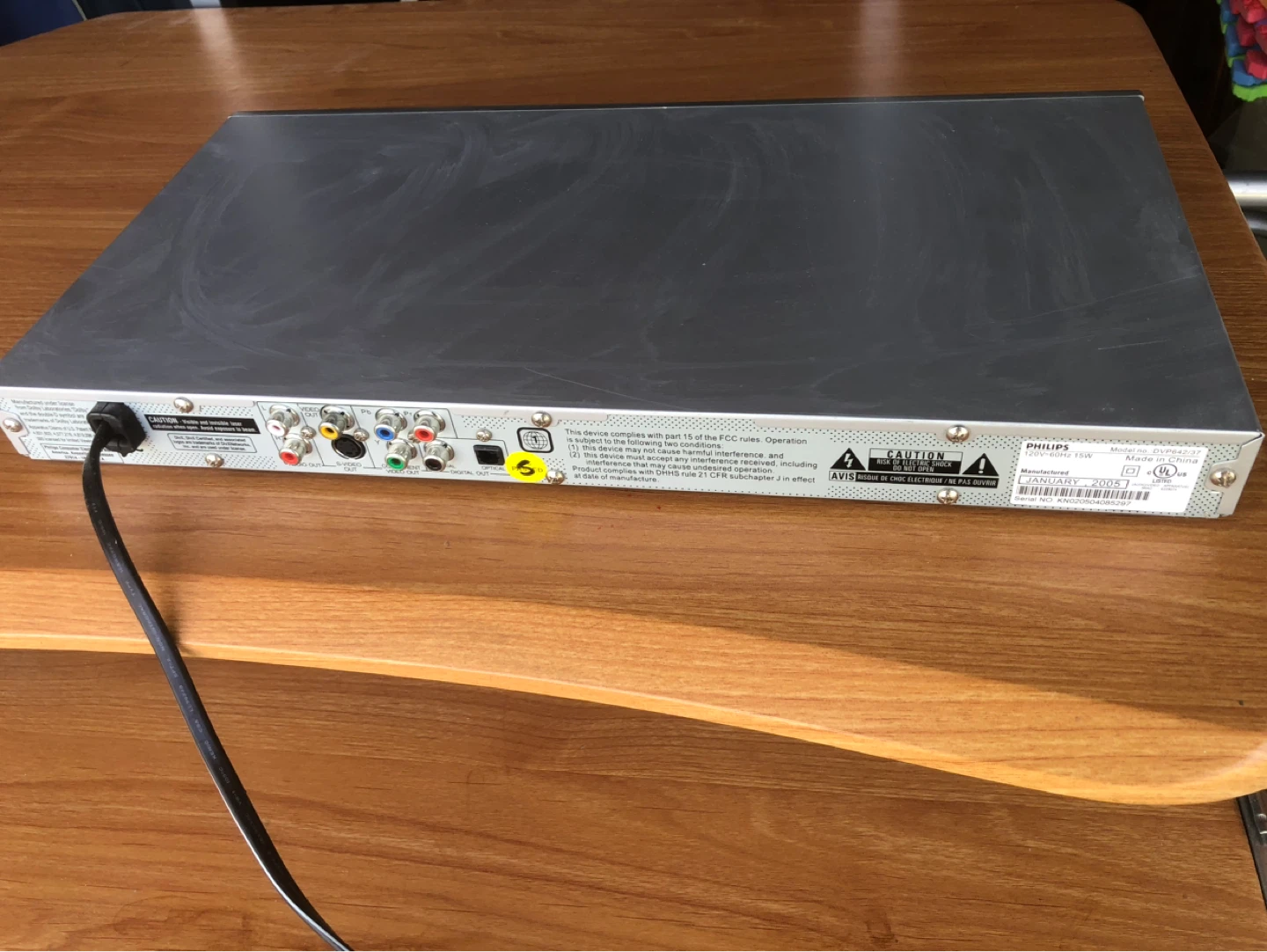 Philips DVD Player DVP642/37 - photo 5
