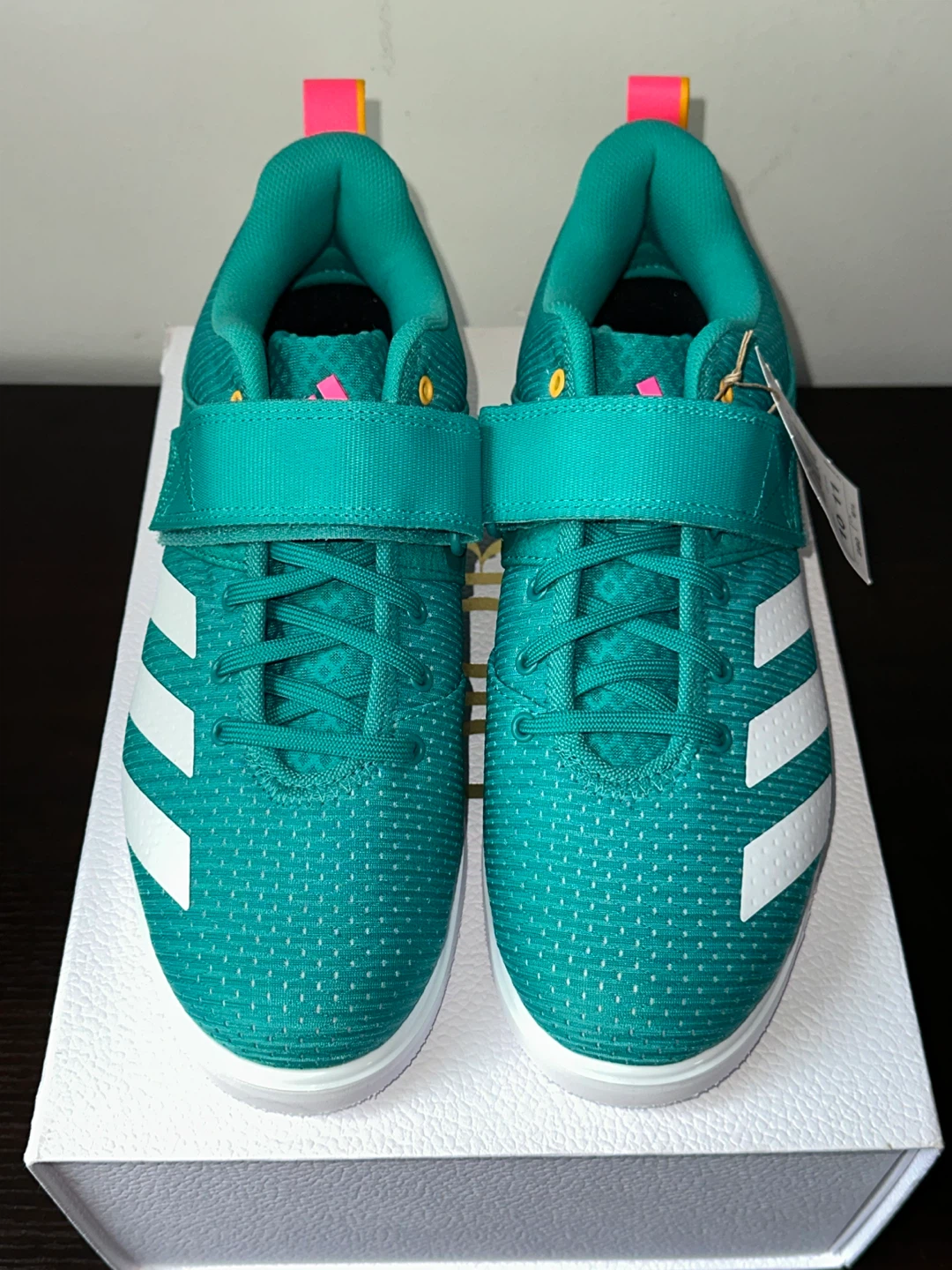 Adidas Powerlift 5 Weightlifting Shoes - Teal/White - Size 10.5 - photo 4