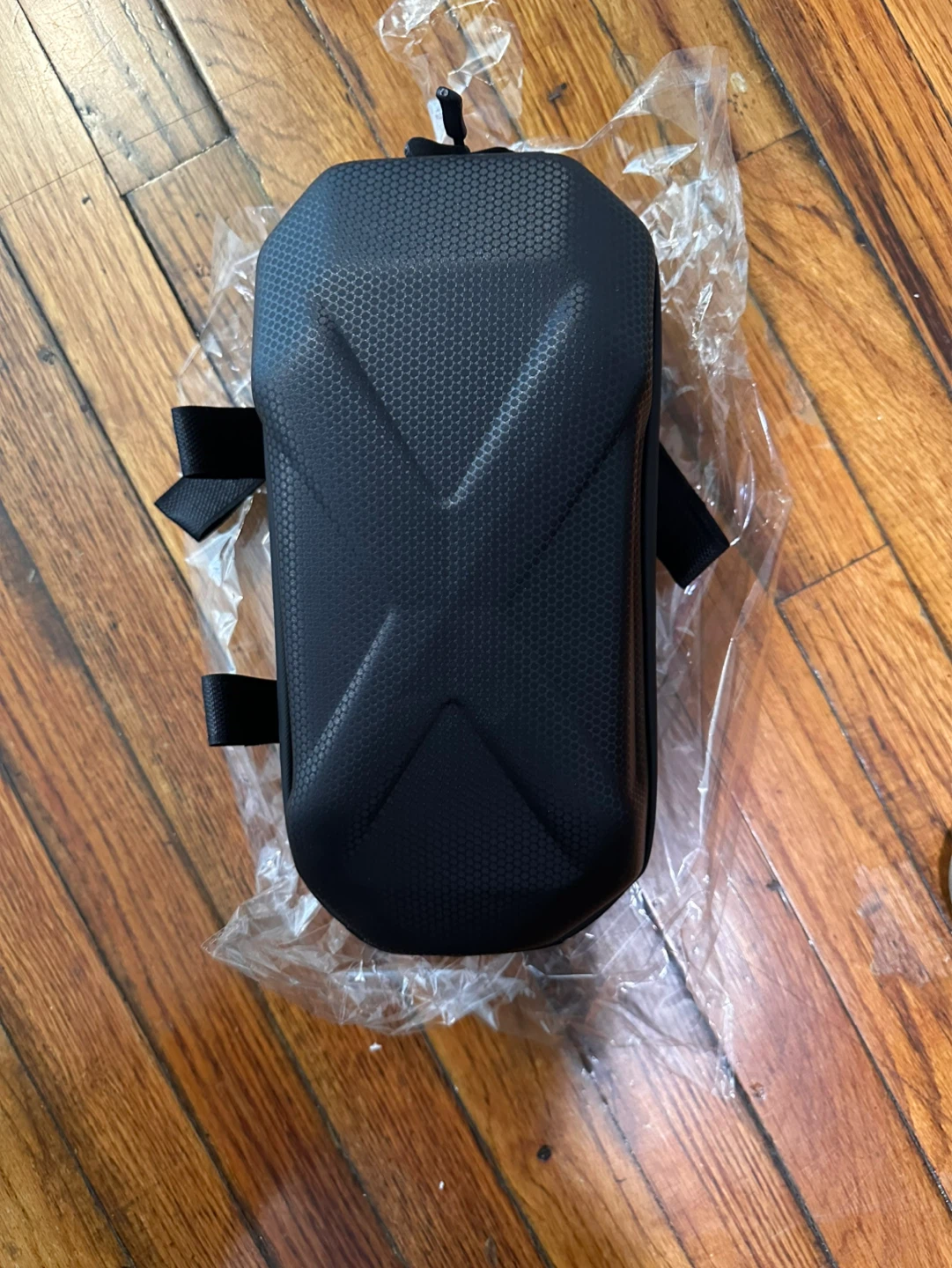 Black Hard Shell Bike/Scooter Saddle Bag