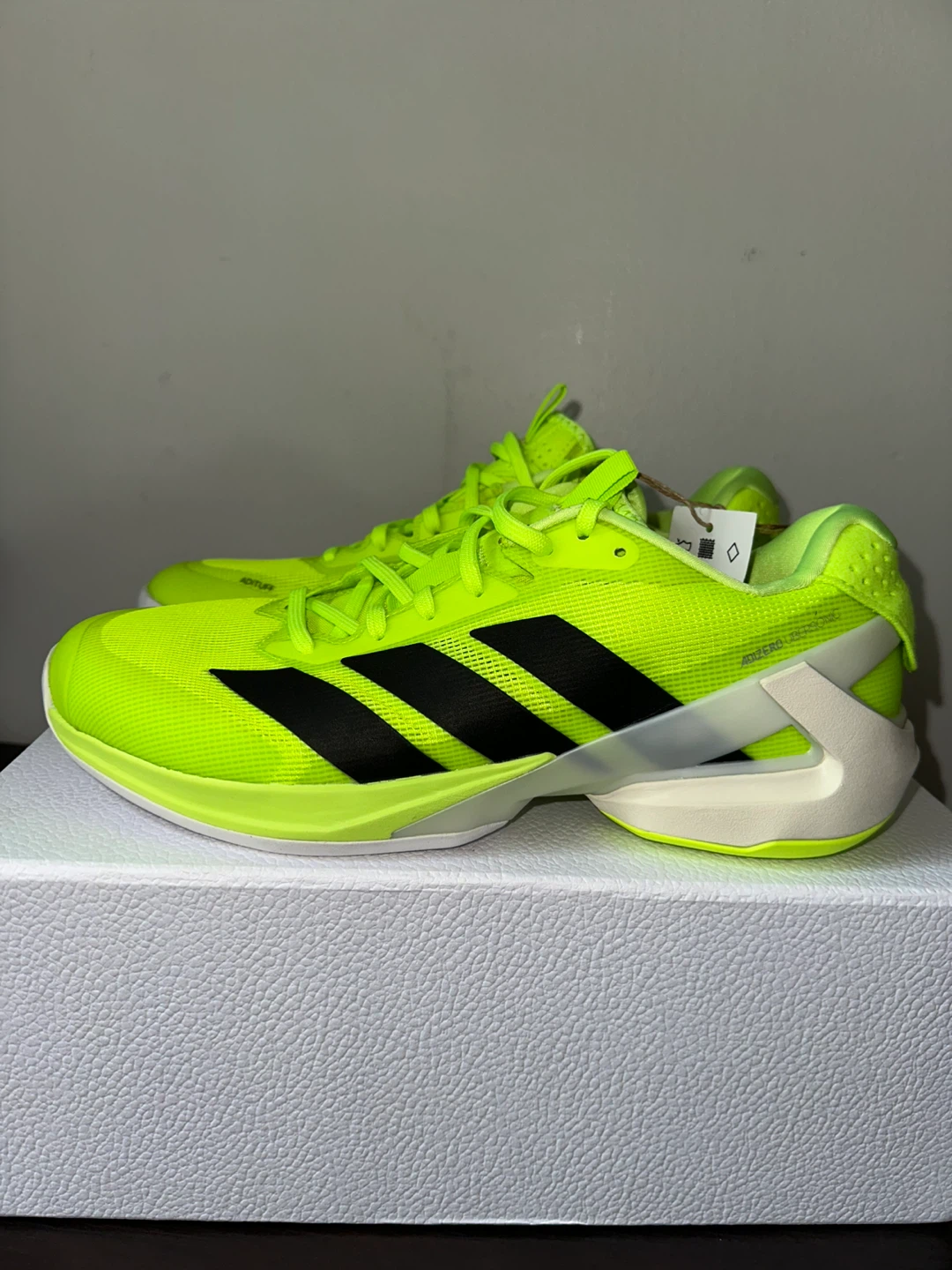 Adidas Adizero Tennis Shoes - Neon Yellow