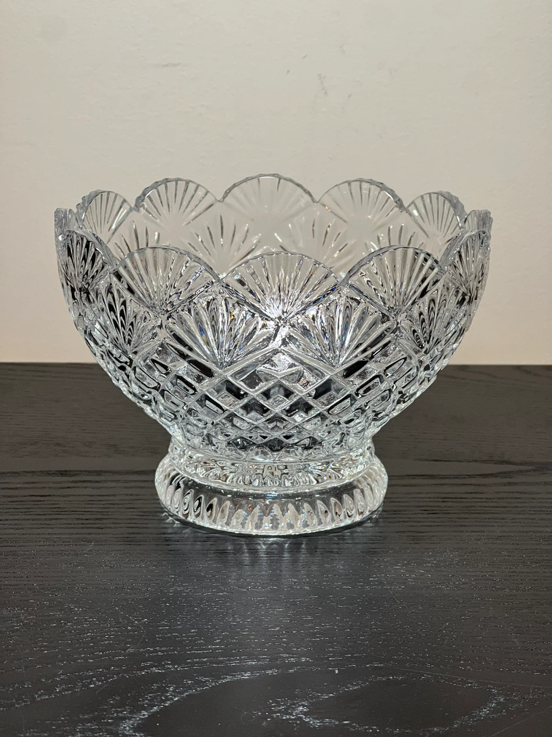 Imperial Crystal Clara 6” Pedestal Bowl 24% Lead Crystal - photo 2