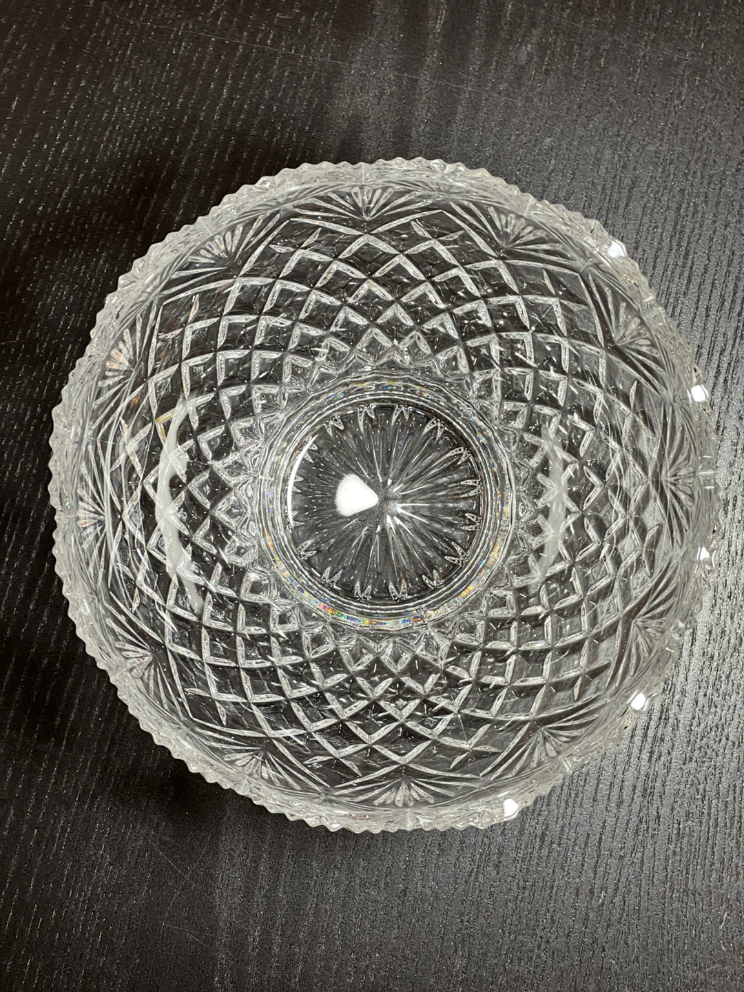 Imperial Crystal Clara 6” Pedestal Bowl 24% Lead Crystal - photo 4