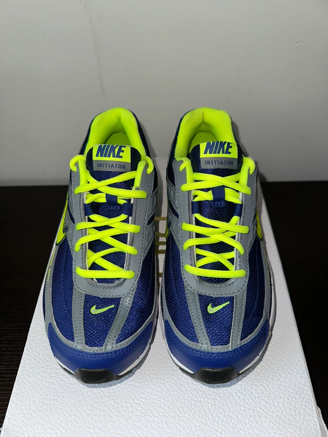 Nike Initiator Blue Neon Running Shoes - photo 3