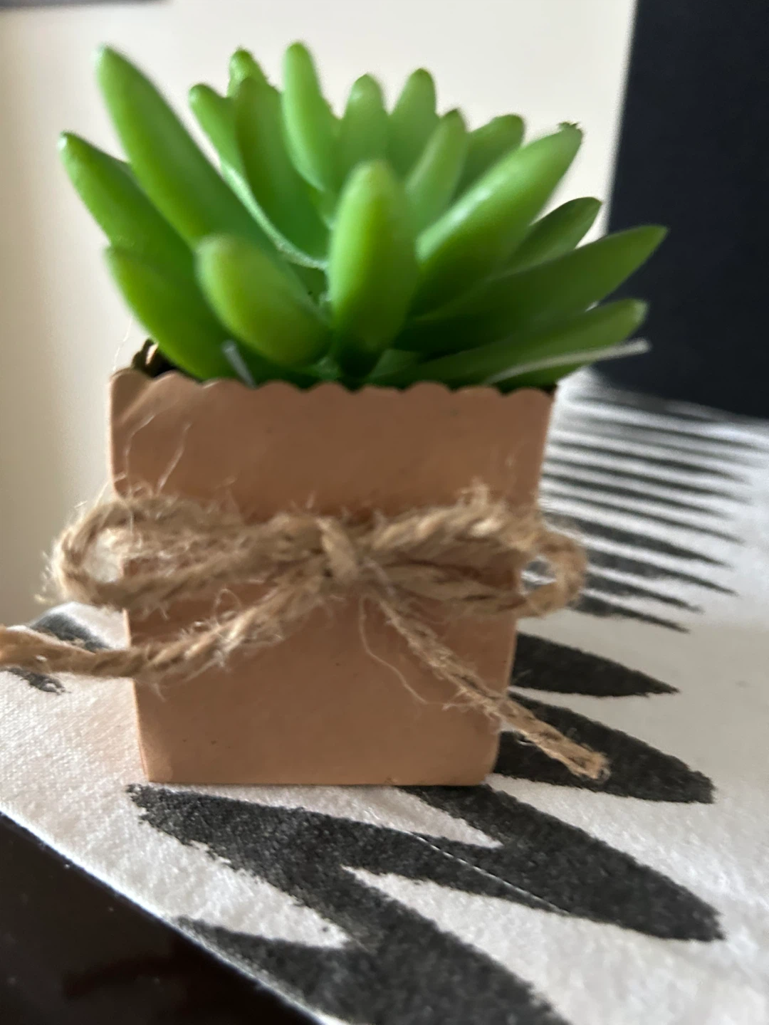 Artificial Succulent Plant in Kraft Pot
