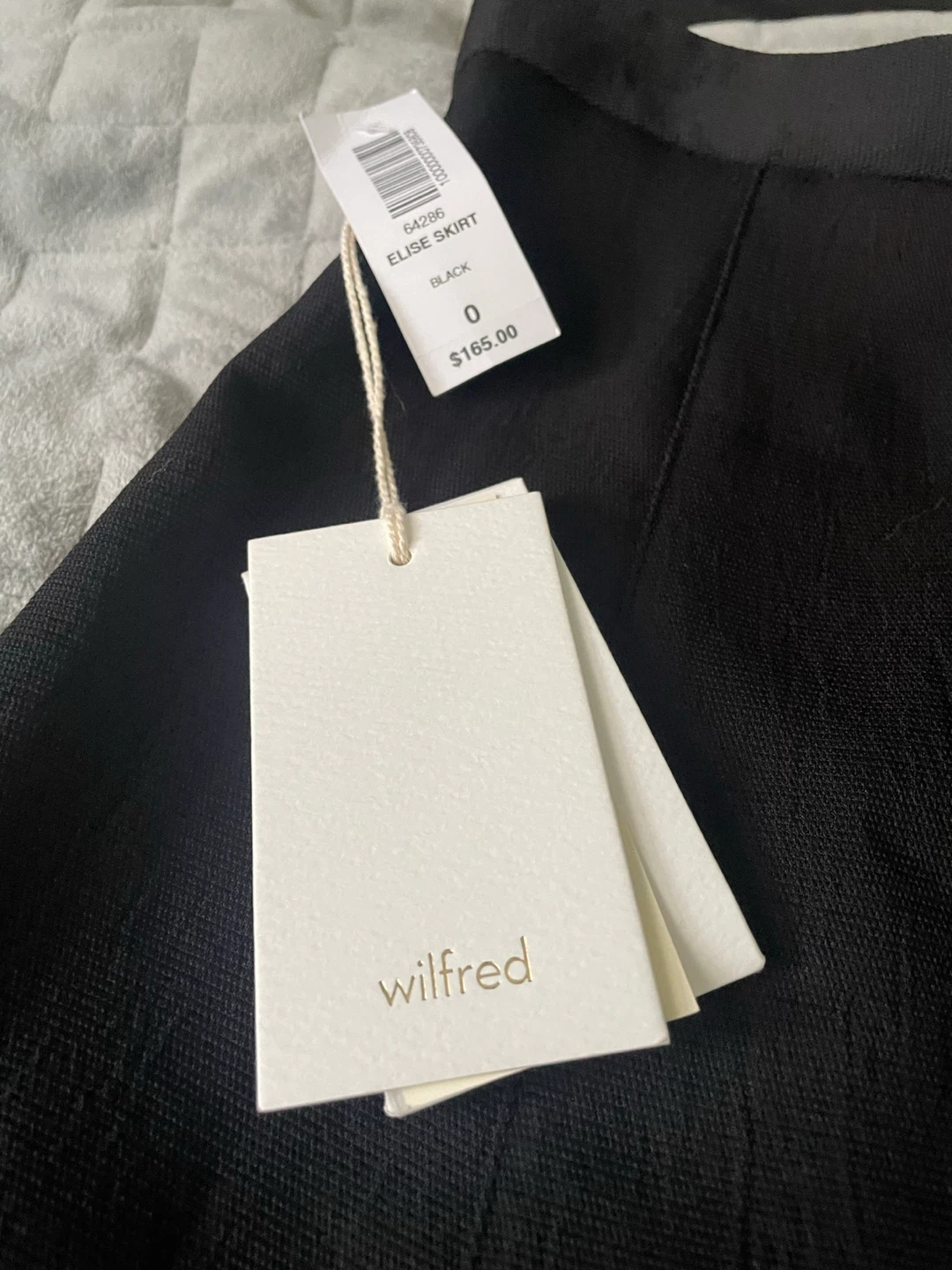 Wilfred Elise Skirt - Black - Size 0 - photo 3