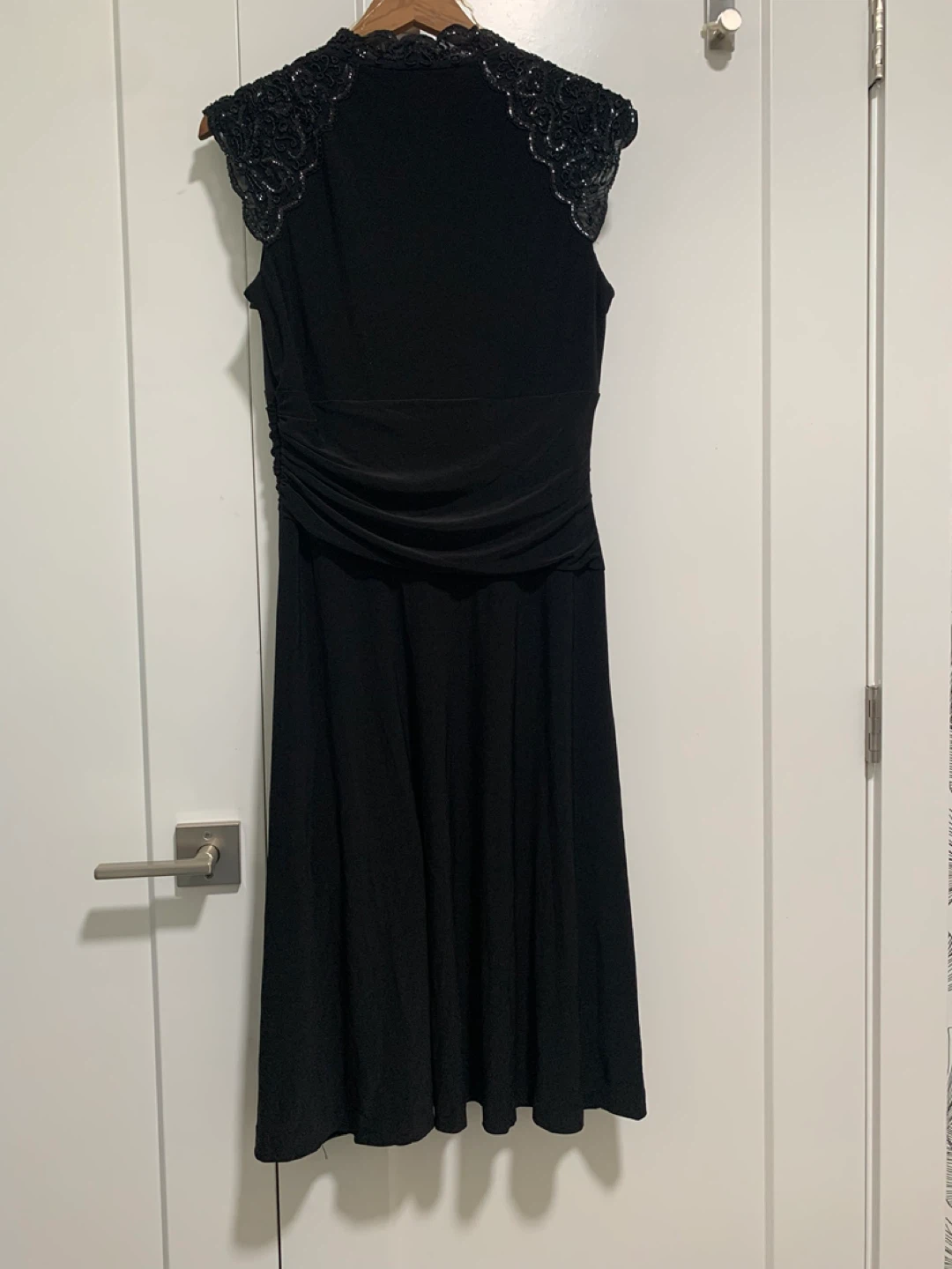 Anne Klein Black Cocktail Dress Size 12 - photo 5