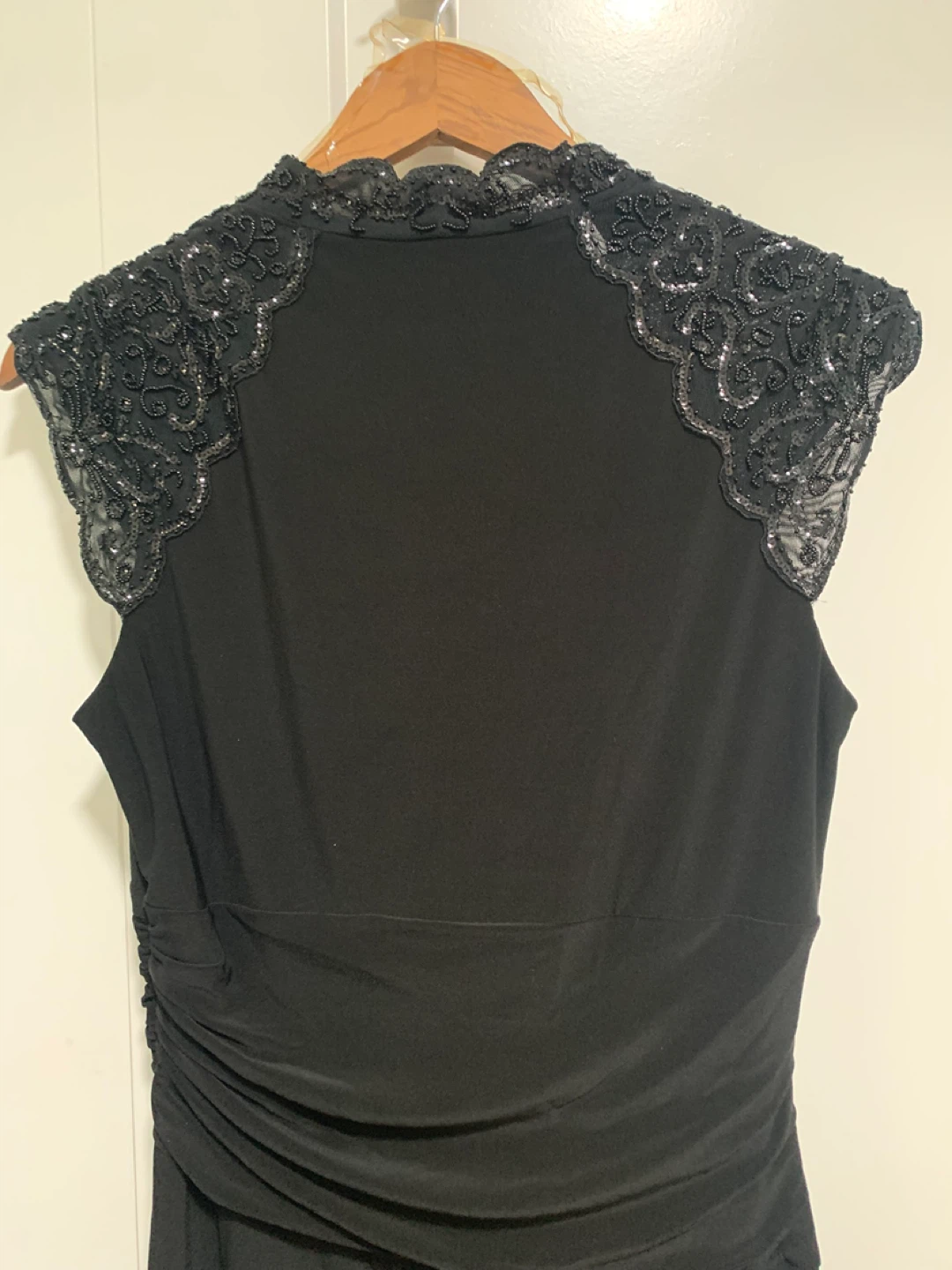 Anne Klein Black Cocktail Dress Size 12 - photo 4