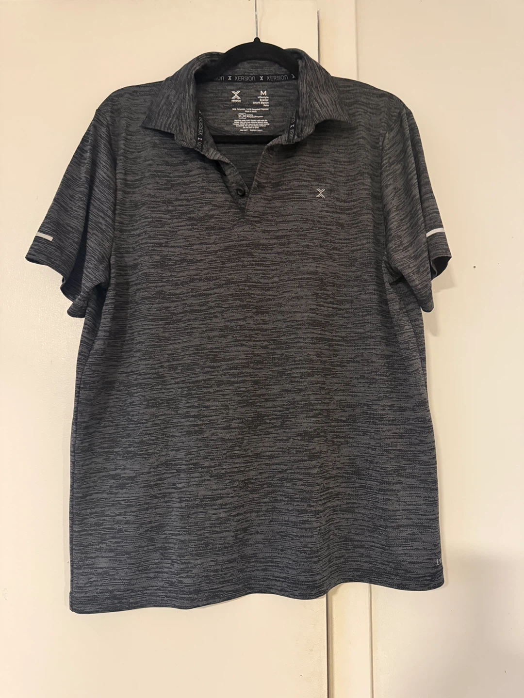 Xersion Men's Lifestyle EverAir Polo Shirt - Grey - Size M