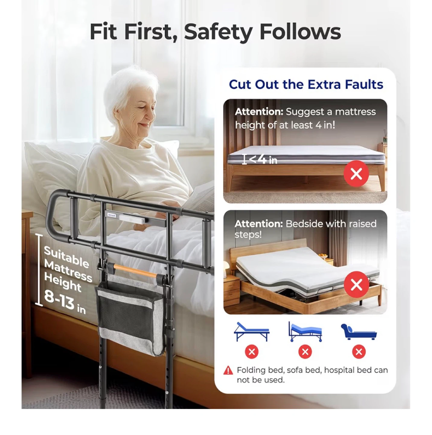 ASTM Certified Bed Rail C5 Pro