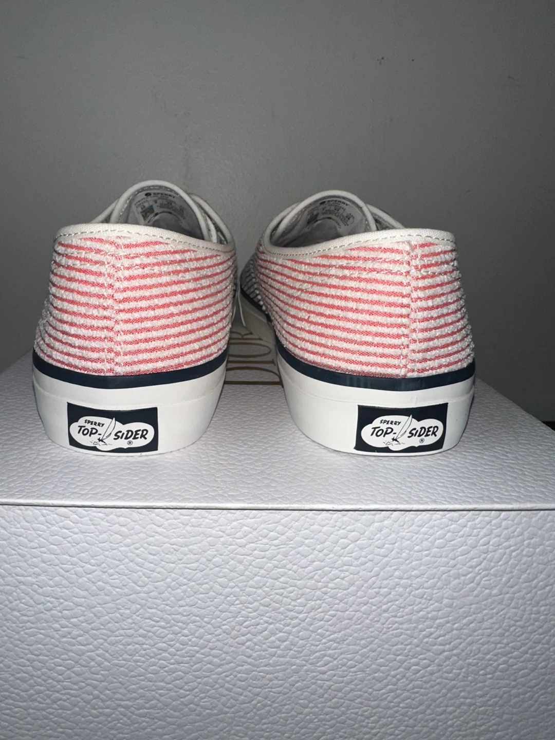 Sperry Top-Sider Striped Canvas Sneakers Size 10 - photo 4