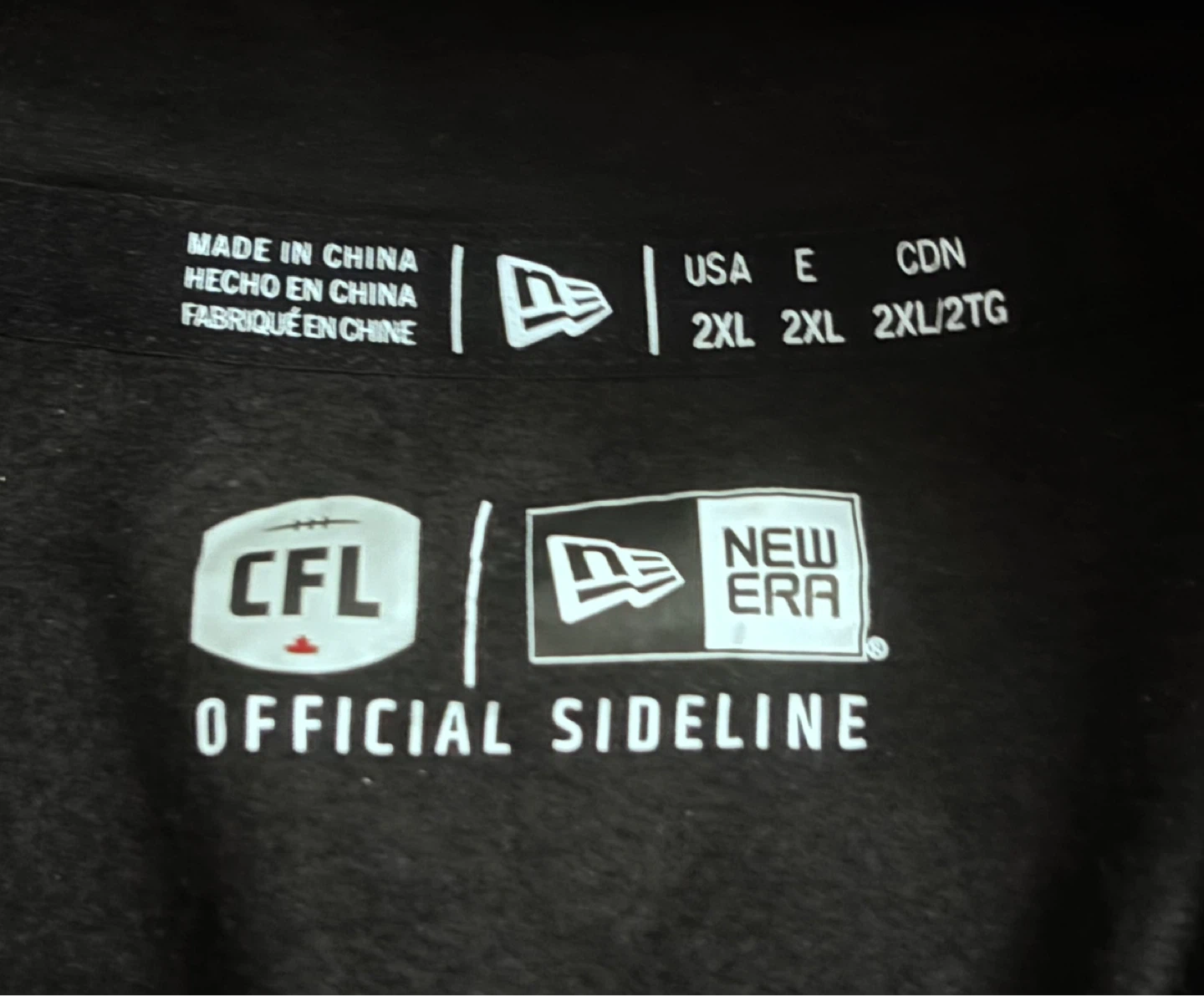 New Era CFL Winnipeg Blue Bombers Sleeveless Hoodie (2XL) - photo 4