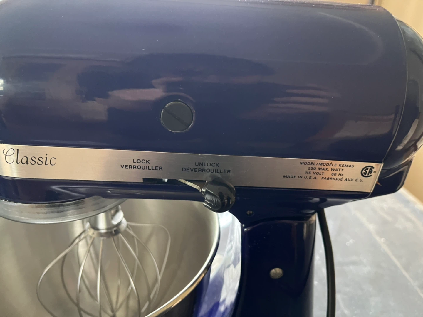 KitchenAid Classic Stand Mixer - Navy - photo 4