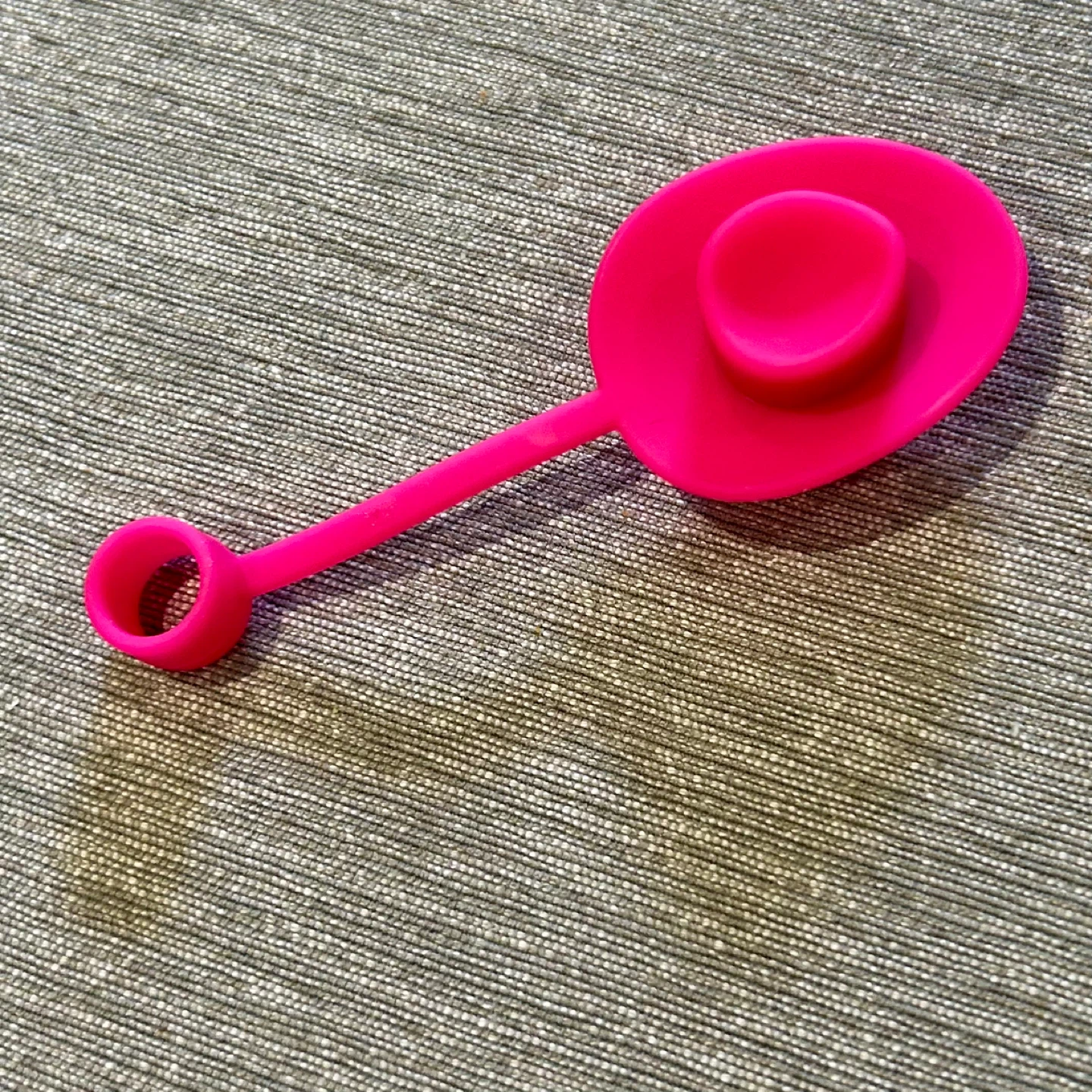 Pink Silicone straw Stopper