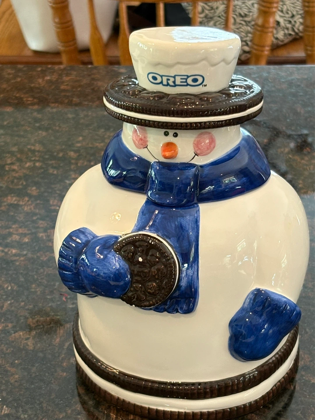 Oreo Snowman Cookie Jar
