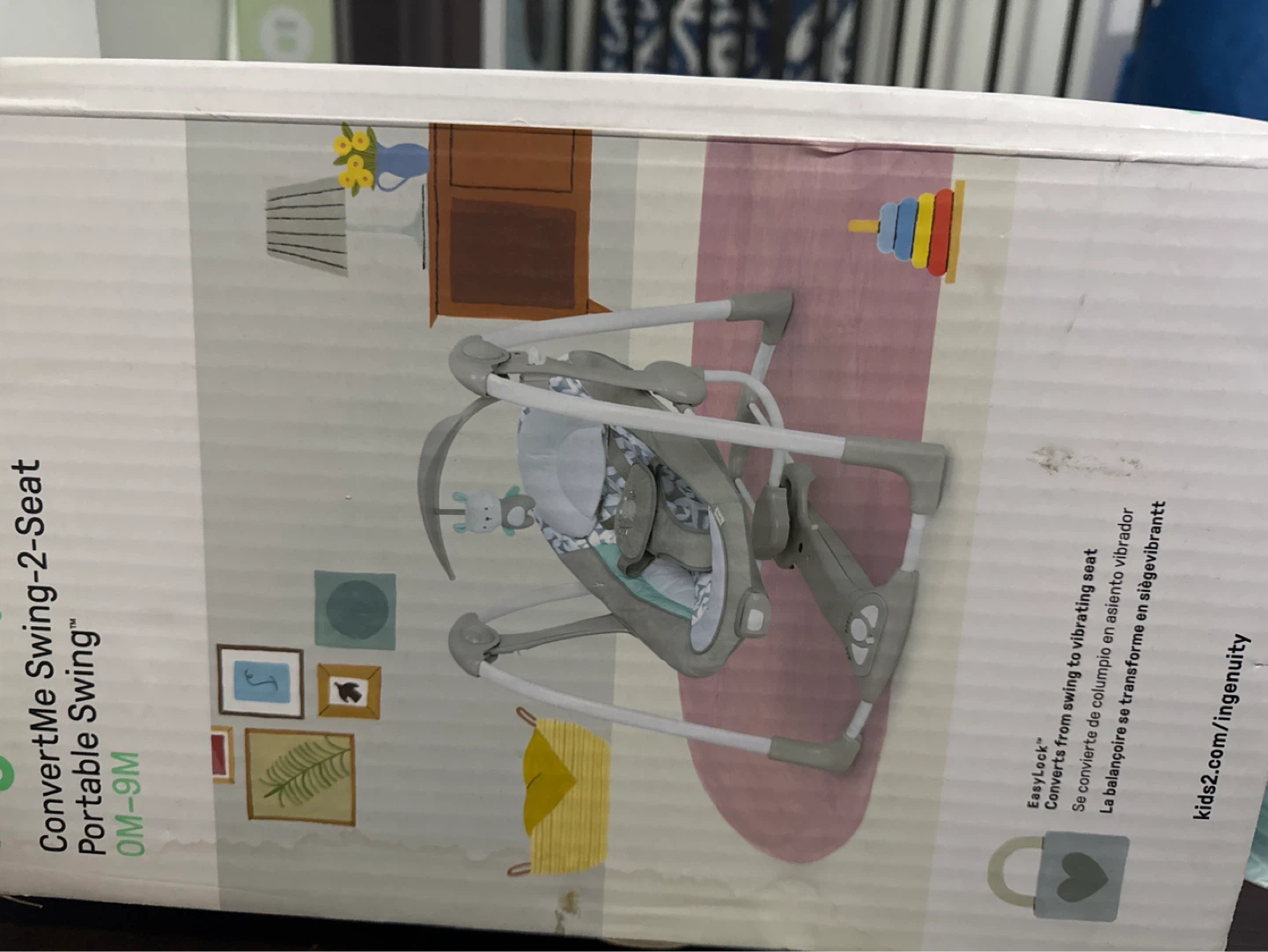 Ingenuity ConvertMe Swing-2-Seat Portable Swing OM-9M - photo 2