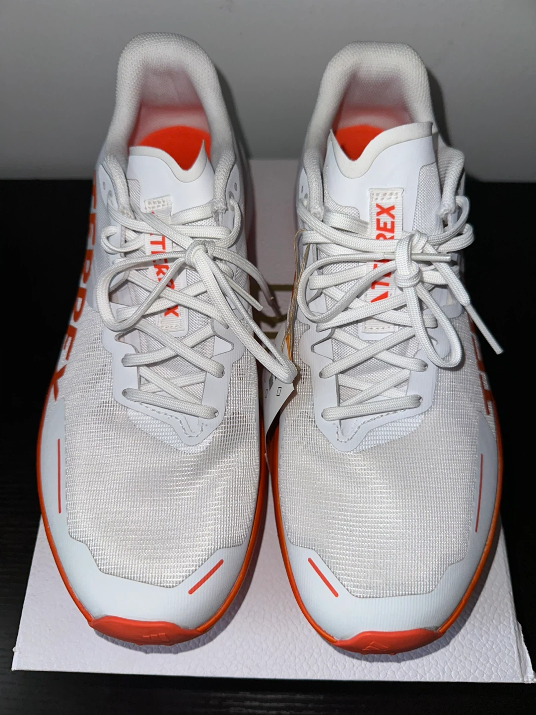 Adidas Terrex Trail Running Shoes White/Orange - photo 5