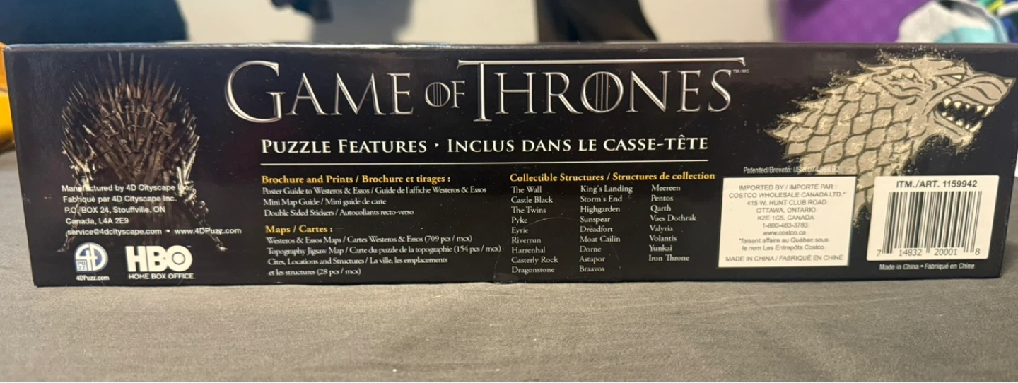 Game of Thrones 4D Puzzle Westeros & Essos #891 - photo 5