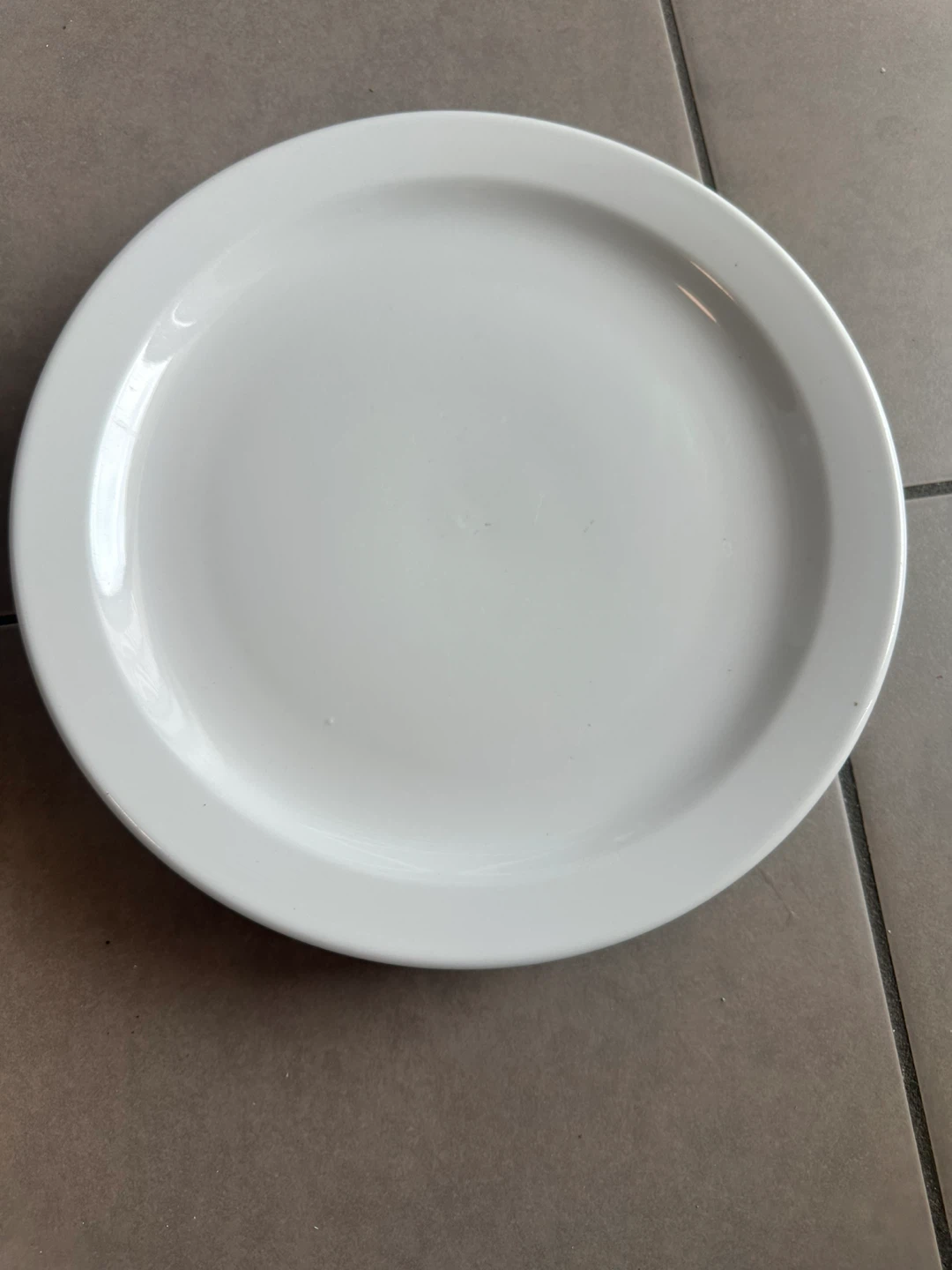 Set of 3 white dinner plates - photo 2