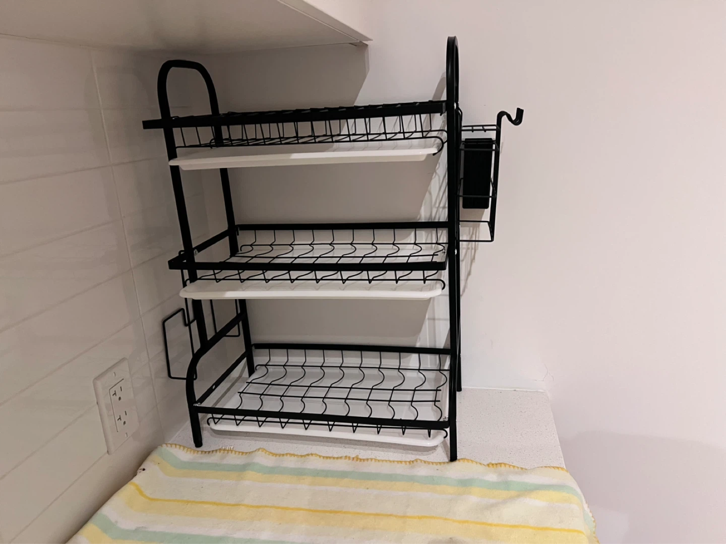 3-Tier Dish Drying Rack with Utensil Holder - photo 3