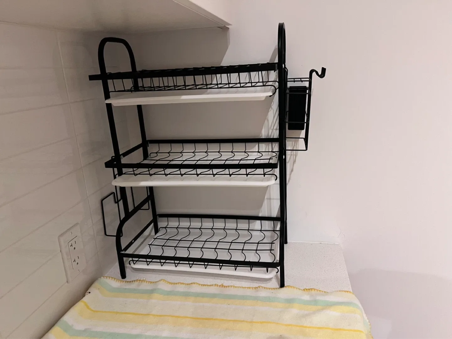 3-Tier Dish Drying Rack with Utensil Holder - photo 3
