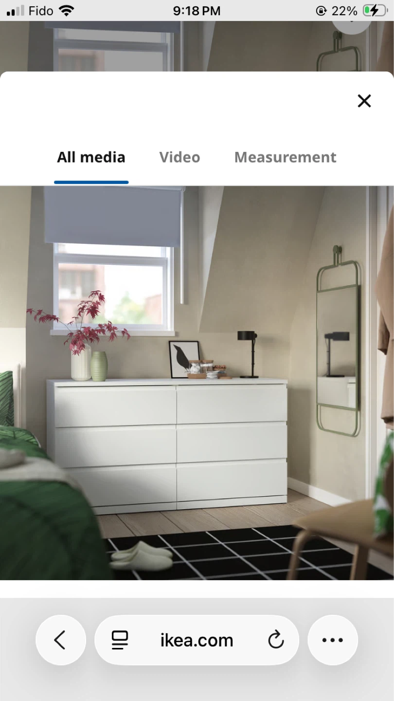 IKEA MALM 6-drawer dresser - photo 3