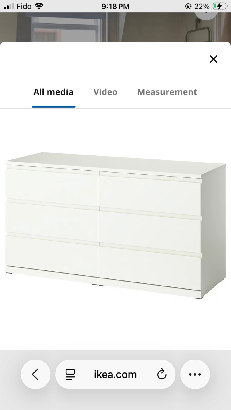 IKEA MALM 6-drawer dresser - photo 2