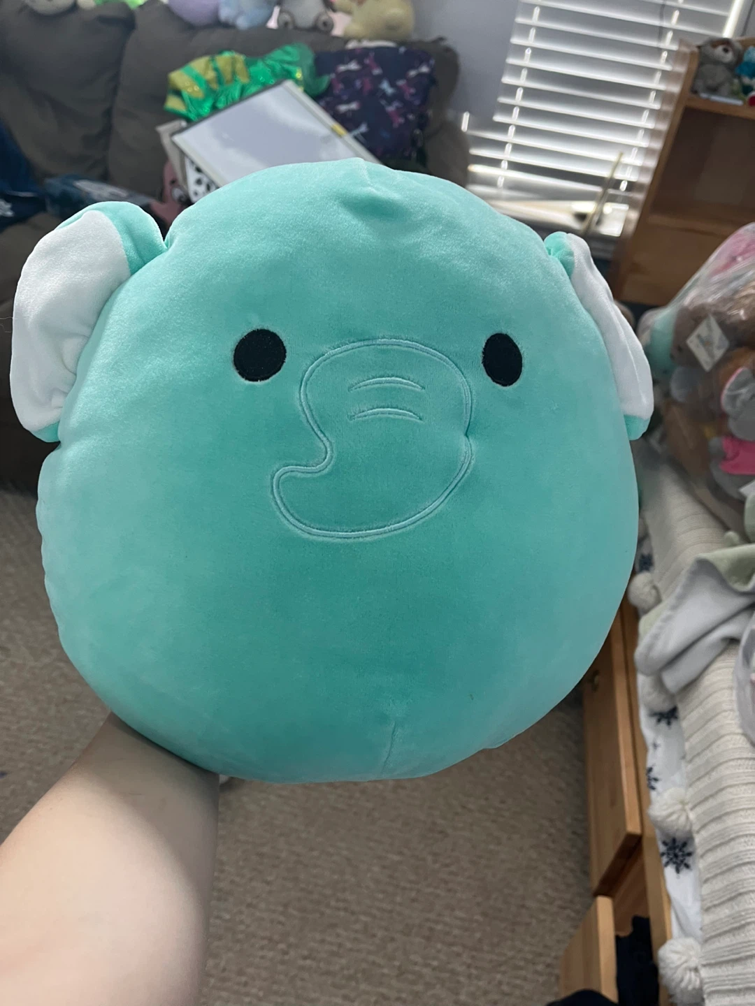 Squishmallow Elephant Plush Toy