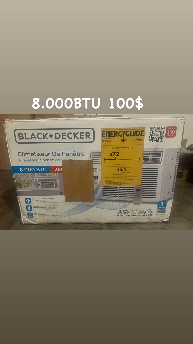 Black+Decker 8,000 BTU Window Air Conditioner