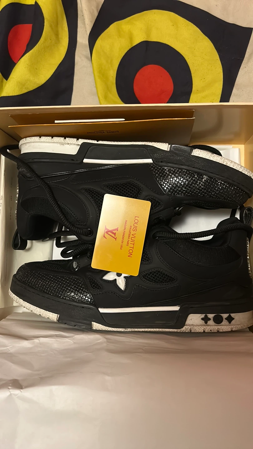 Louis Vuitton Black LV Trainer Sneakers - photo 2