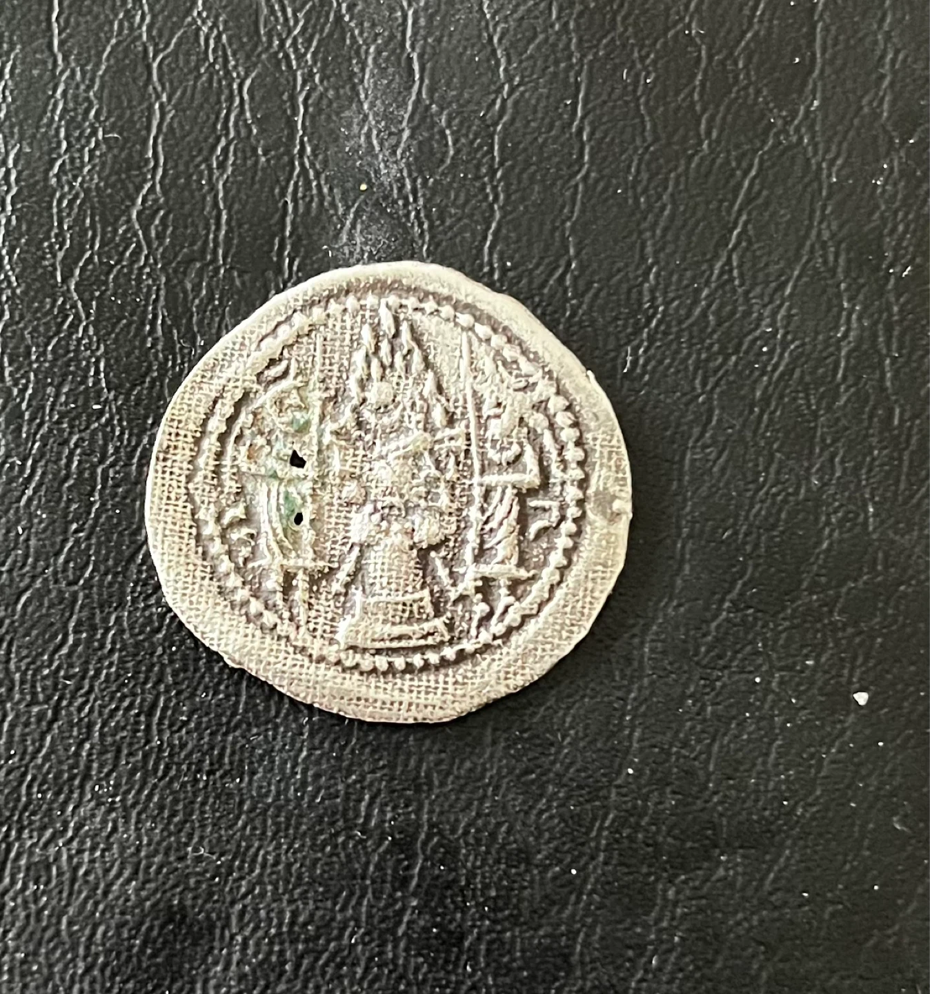 Sasanian Empire Vahram V AR Drachm Coin - photo 5