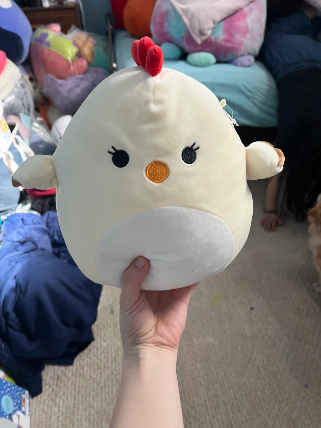 Squishmallow Chicken Plush Toy