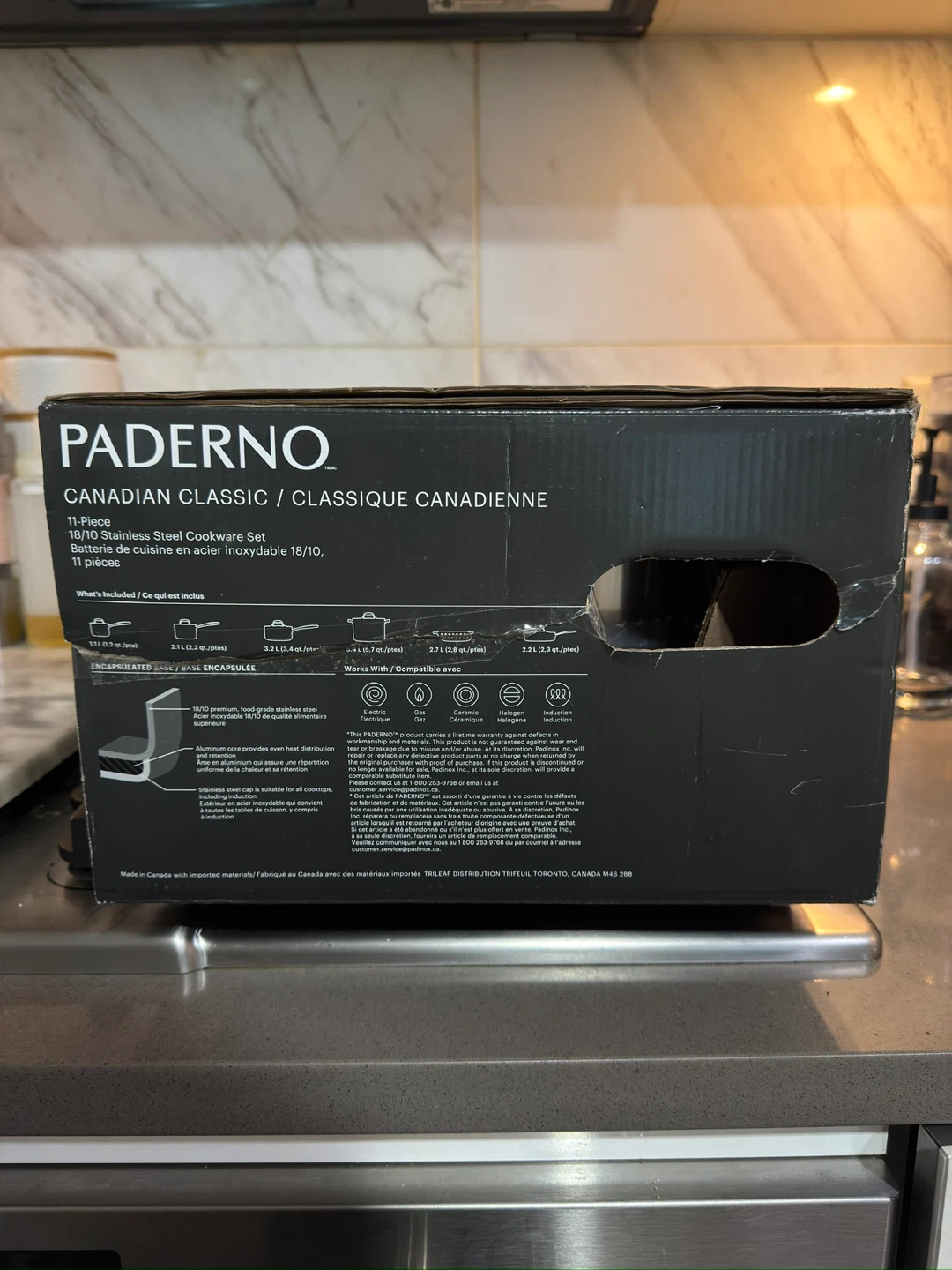 Brand New Pots & Pans Set Paderno 11piece - photo 3