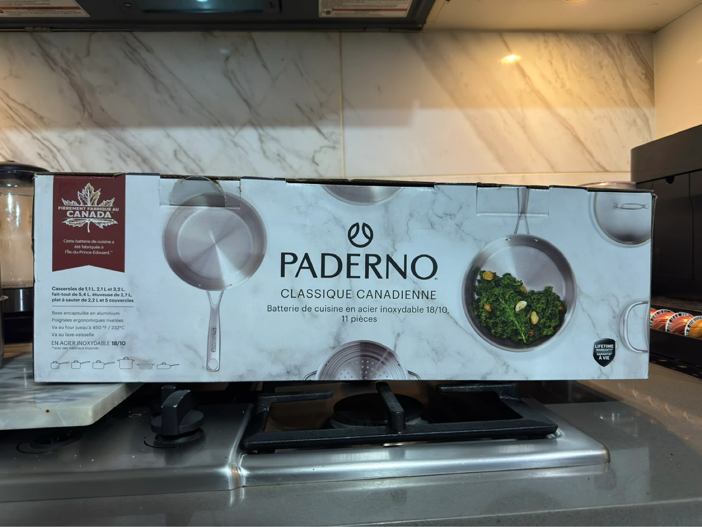 Brand New Pots & Pans Set Paderno 11piece