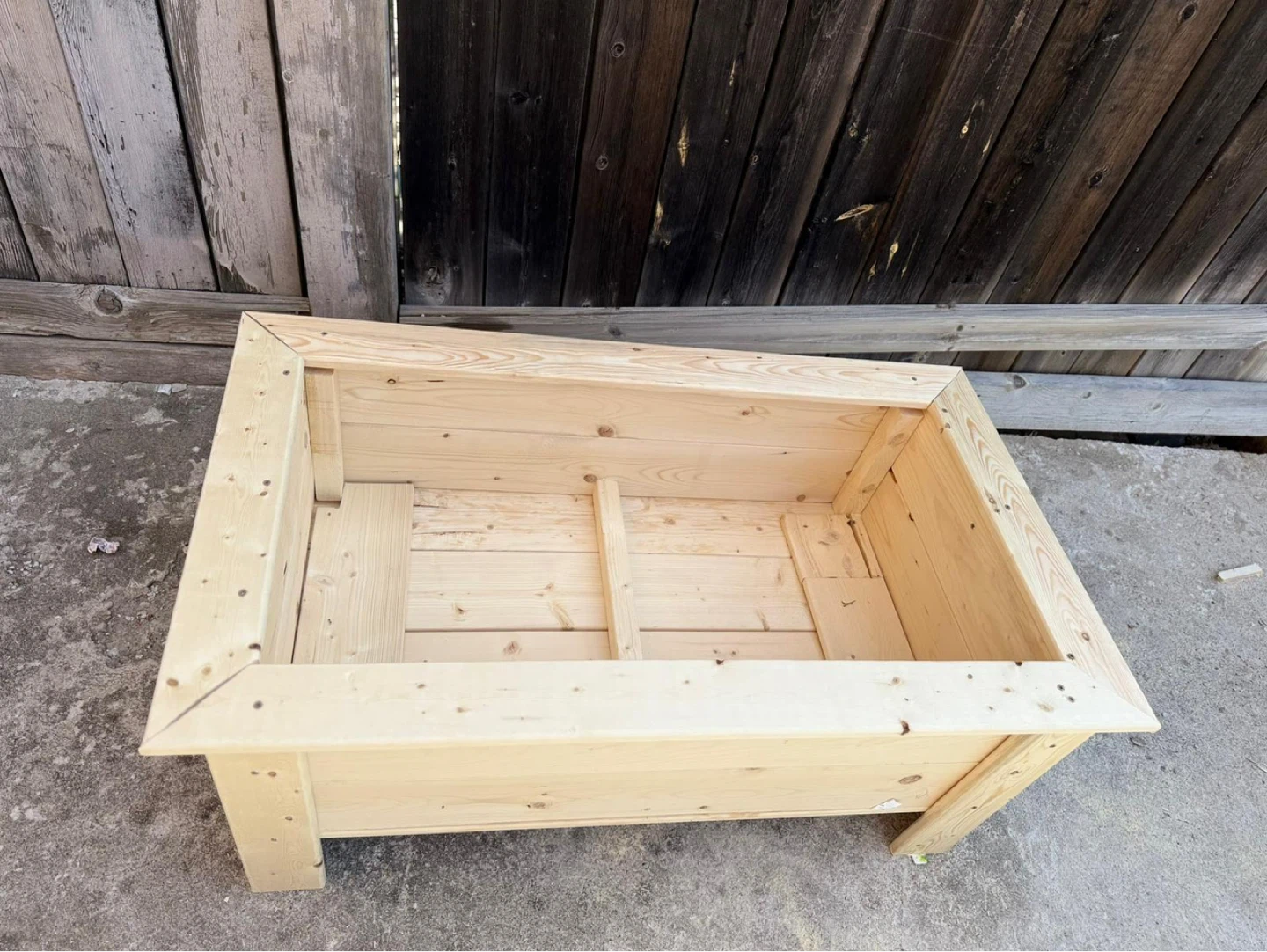 Wooden flower pot - photo 4