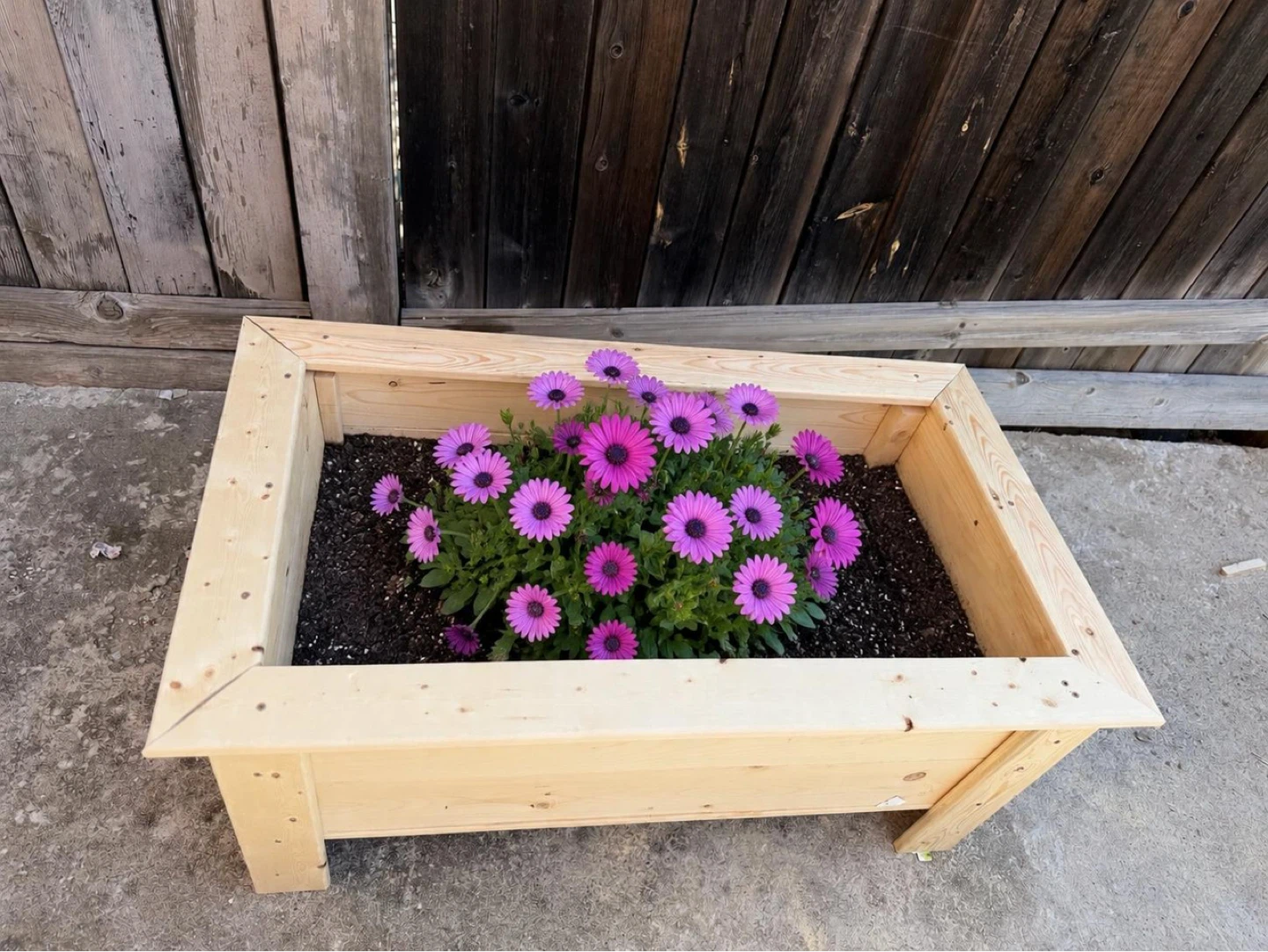 Wooden flower pot - photo 3