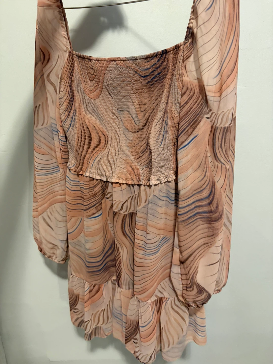 Wilfred  Long Sleeve Smocked Mini Dress - photo 4
