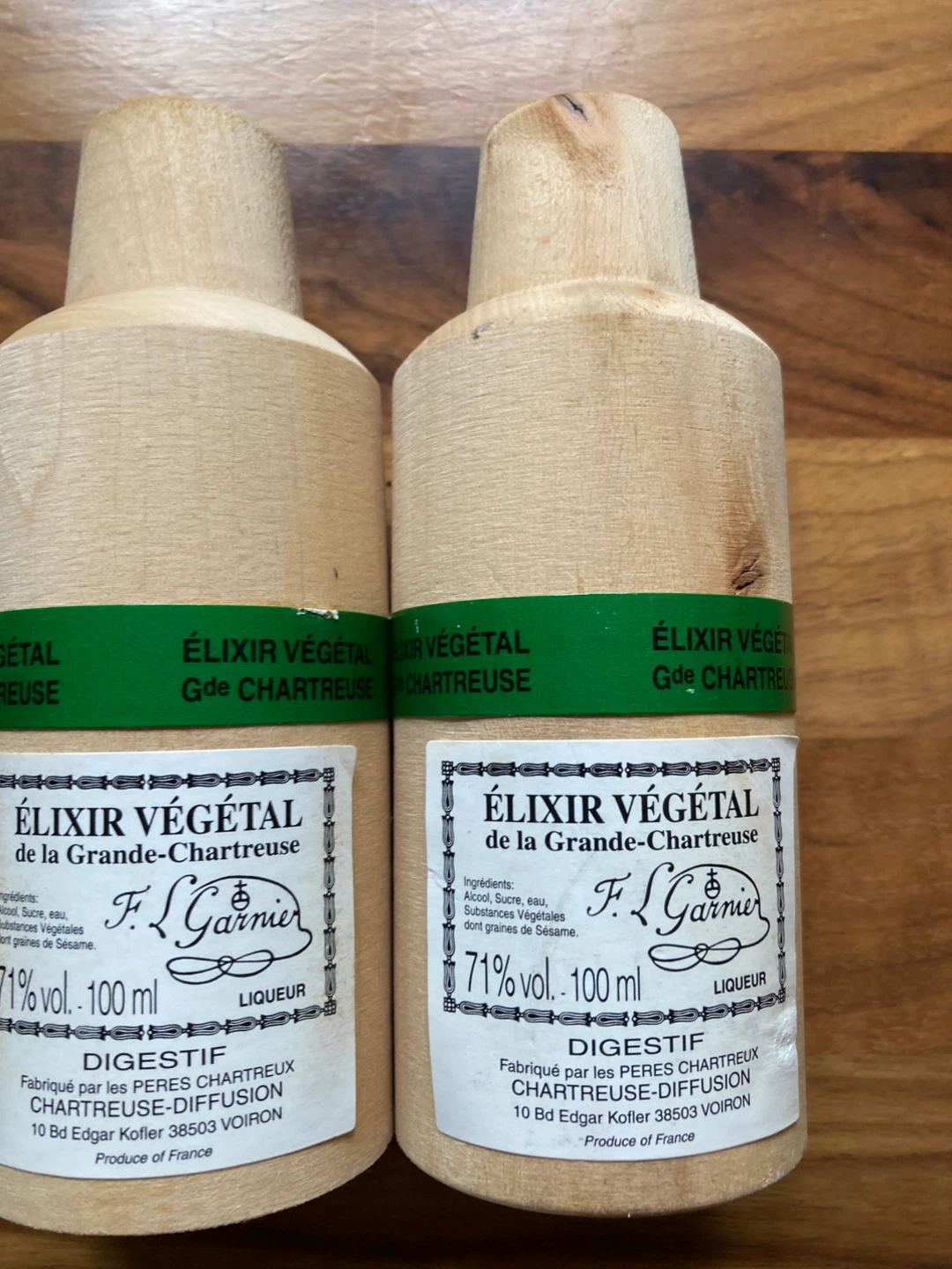 Chartreuse Elixir Vegetal 100ml Bottles - photo 2