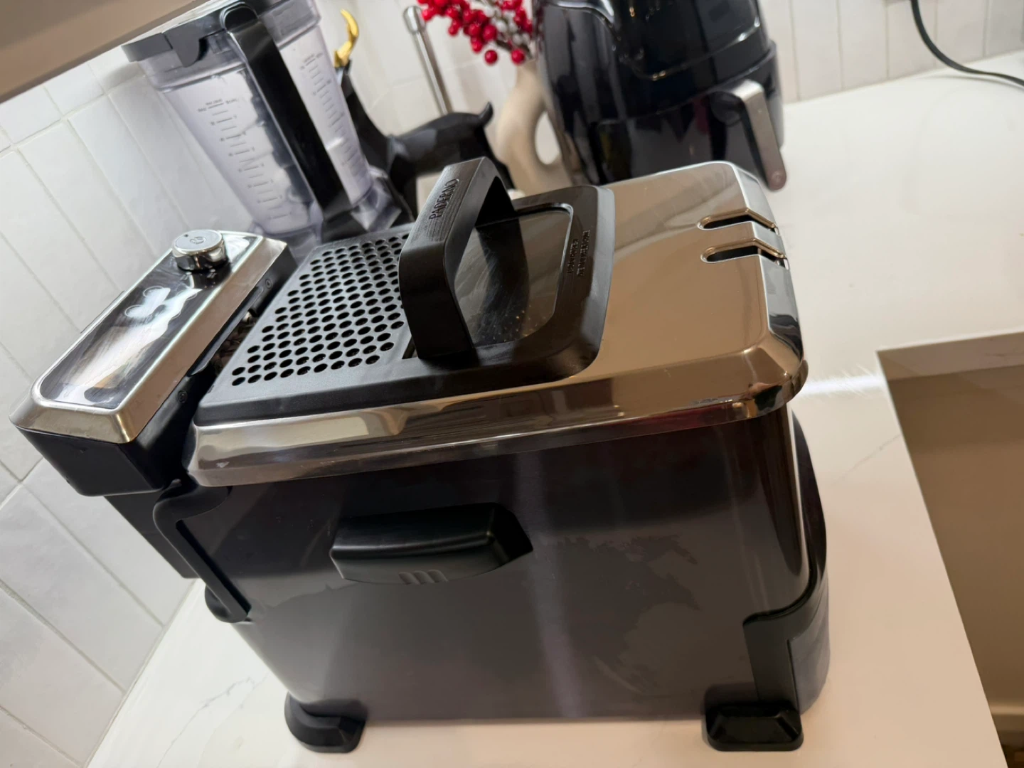Paderno Quick-Drain Deep Fryer, 3.5-L - photo 3