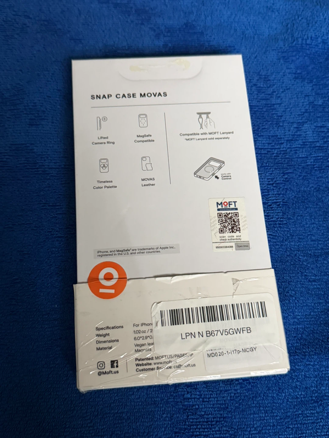 New MOFT MOVAS Snap Case for iPhone 17 Pro - Misty Cove - photo 3