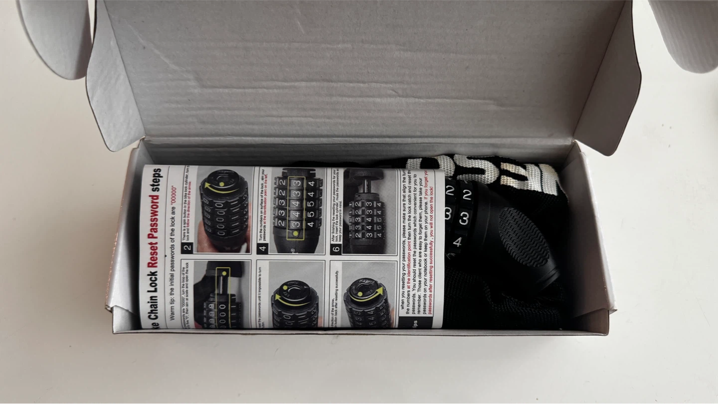 Brand New in Box Chain Bike Lock - photo 3