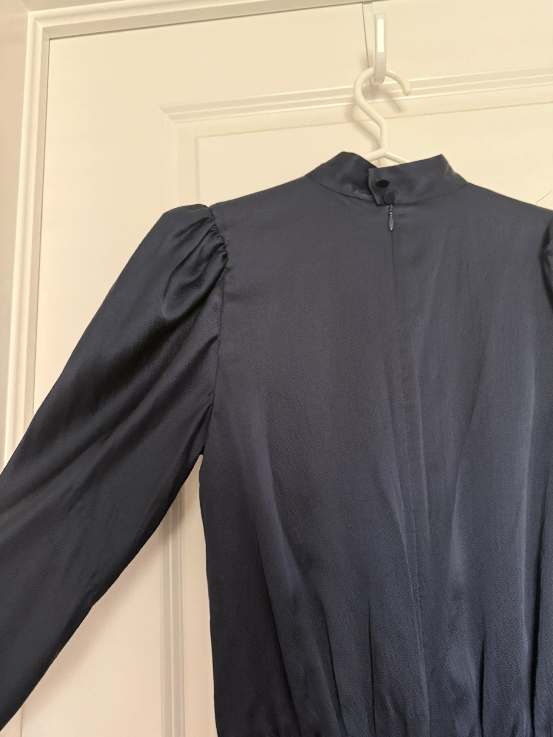Navy Blue Long Sleeve Romper - photo 5