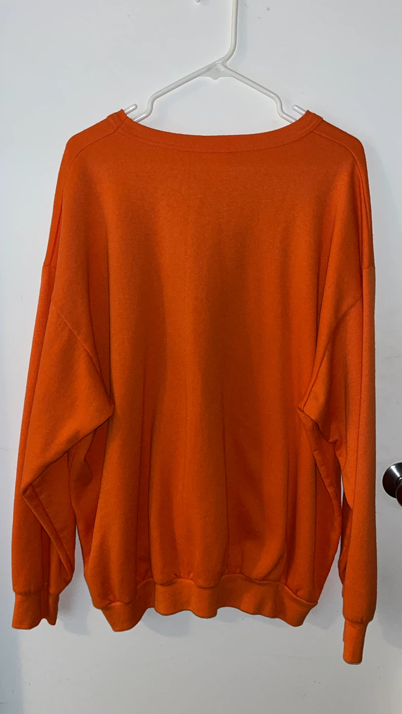 Orange Crewneck Sweatshirt 3XL