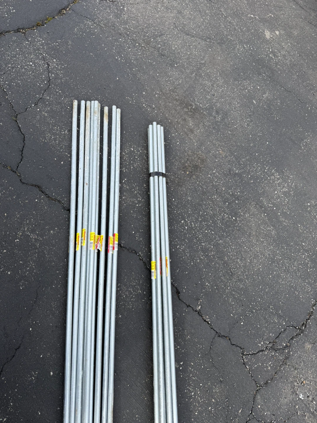1/2" x 10 Ft EMT Conduit Tubes and different  fittings . $175.00
